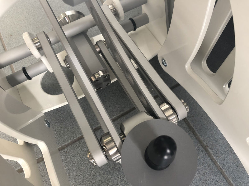 Close-up of the Joyrider - Orgasm Machine by 1ATOYS with very stable framework for the transmission of penetration movements.