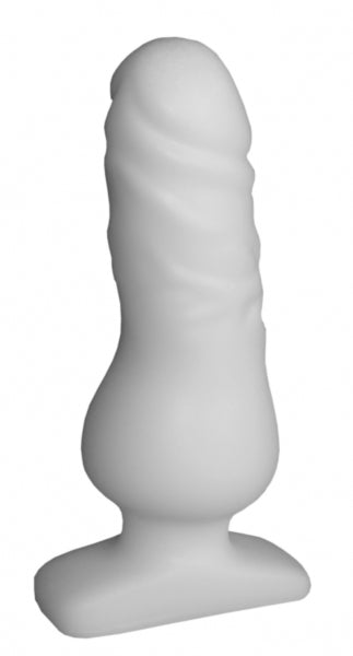 Anal plug made of premium silicone for intense stimulation, with glans replica and thick shaft; in medium size; suitable for advanced users.