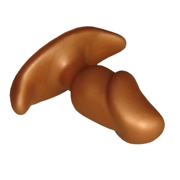 The Cock Head Plug - Medium. Side view perspective.