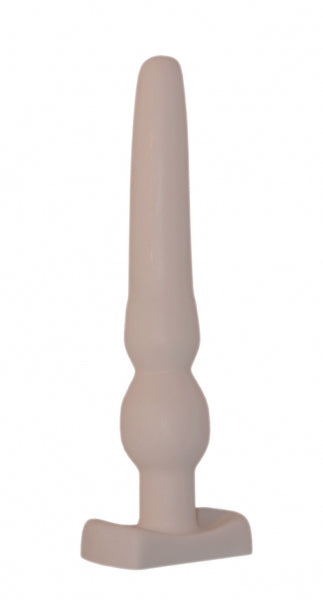 Smooth and long anal plug made of premium silicone from 1ATOYS, Unicorn 1. With a narrow base for secure hold and suitable for longer wearing times.