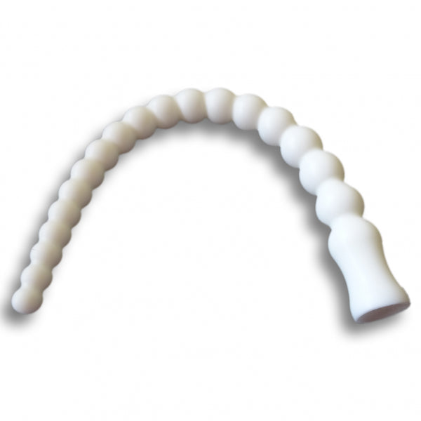 Premium silicone anal bead chain from 1ATOYS with a flexible structure of interconnected beads for anal stimulation. Ideal for first experiences.