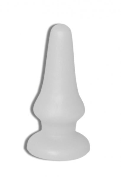 Anal plug made of premium silicone, mushroom plug L from 1ATOYS, conical shape with a wider base and smooth surface.