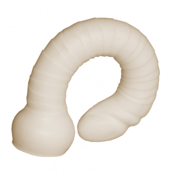 Premium sex toy made of platinum silicone, 3.9 inch head snake from 1ATOYS, segmented and highly flexible, snake-like. Anal and vaginal stimulation.